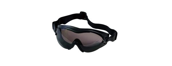 SWAT TEC Single Lens Tactical Goggle - Black